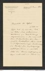 Nachlass Franz Steindachner, Brief von Heinrich Balss an Franz Steindachner (11.06.1913), Inv.Nr. 22.02, Seite 1